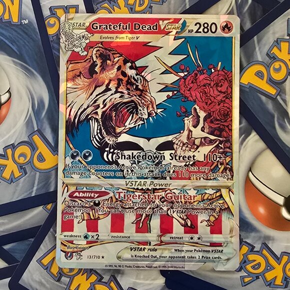 Grateful Dead Vstar Pokemon Card - Shakedown Street - Picture 4 of 10